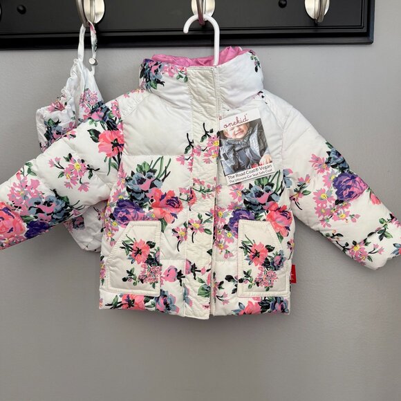 One Kid Vegan Road Coat in Floral Print Size 12 mos - Picture 10 of 11